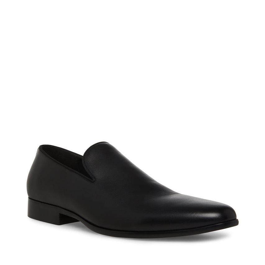 Loafers Steve Madden Parigi Cuero Hombre Negras | ES DY6890